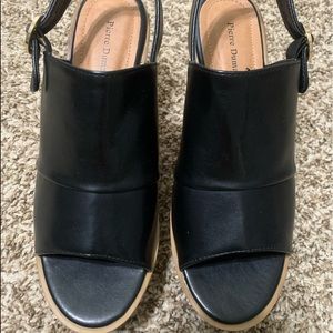 Platform wedge sandal